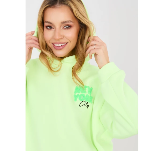 Mikina MJ BL H2587.82 fluo zelená