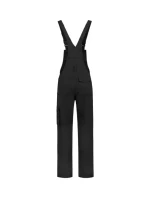 Priemyselné pracovné nohavice Dungaree Overall so šnúrkou unisex čierne Priemyselné pracovné nohavice Dungaree Overall so šnúrkou unisex čierne
