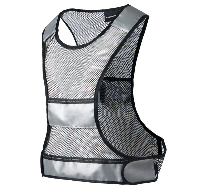 Reflexná vesta Borwey Unisex Safety Vest SS23 čierna - Endurance