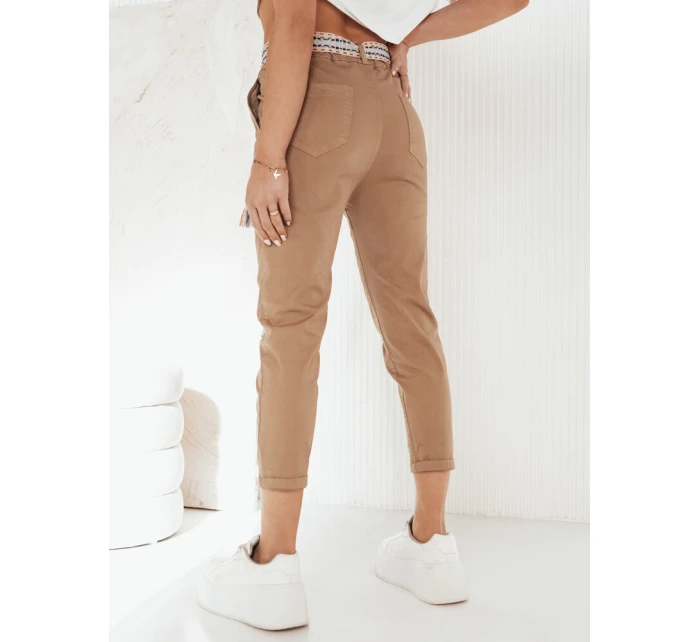 Dámské velbloudí kalhoty Dstreet model 21974020 - FashionStreet Dámské velbloudí kalhoty Dstreet model 21974020 - FashionStreet