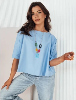 Dámska blúzka oversize BULS modrá FashionStreet RY2506