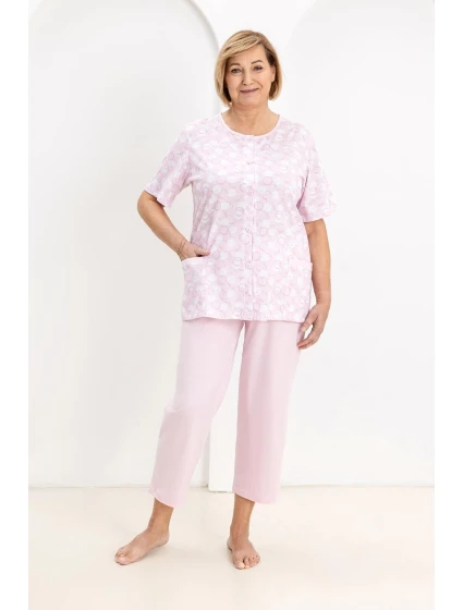 Pyžamo Regina 738 cr/r 2XL-3XL W26 dámske nezapnuté Pyžamo Regina 738 cr/r 2XL-3XL W26 dámske nezapnuté