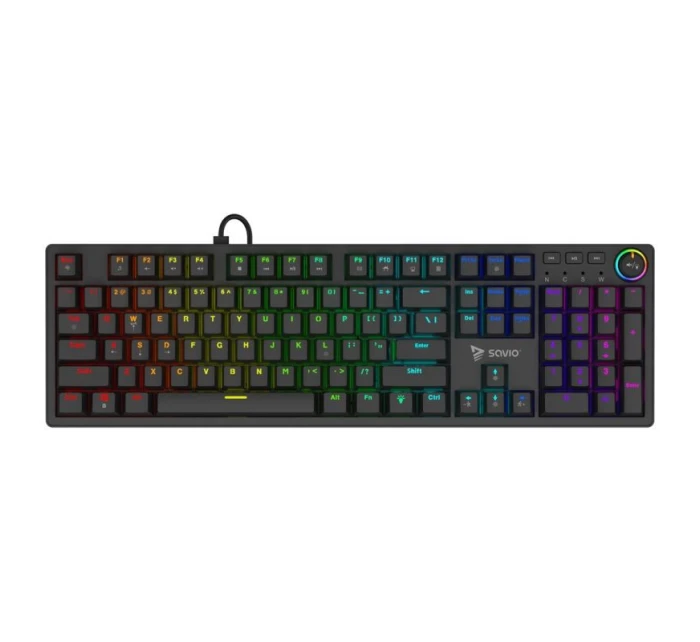 MECHANICKÁ KLÁVESNICA SAVIO STYX OUTEMU HNEDÁ HOT SWAP RGB MECHANICKÁ KLÁVESNICA SAVIO STYX OUTEMU HNEDÁ HOT SWAP RGB