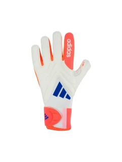 Brankárske rukavice adidas Copa League bielo-oranžové JN5343
