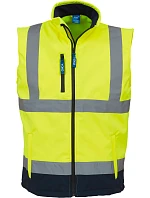 HV 006 HiVis softshellová vesta hi vis model 22501509 - Yoko HV 006 HiVis softshellová vesta hi vis model 22501509 - Yoko