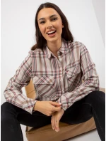 Blúzka D70039Z11082A svetlo béžová