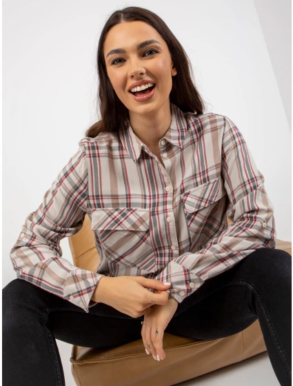 Blúzka D70039Z11082A svetlo béžová