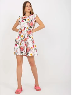 Dámske šaty RV SK 8020 biele a červené