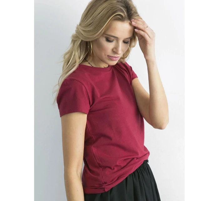 Tričko RV TS 4623.42 bordó