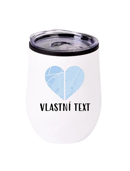 Personalizovaný termohrnček „BOWL“ – Dve miesta, jedno srdce Personalizovaný termohrnček „BOWL“ – Dve miesta, jedno srdce