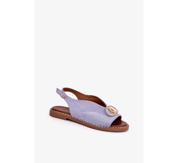 Sandále na remienkoch A8228 fialové - Yolera
