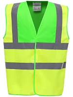 Bezpečnostná vesta Yoko HVW 100 Hi-Vis 79.W100 limetková/výrazne žltá