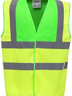 Bezpečnostná vesta Yoko HVW 100 Hi-Vis 79.W100 limetková/výrazne žltá