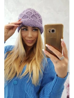 Roma Bis fleecová čiapka K235 fialová