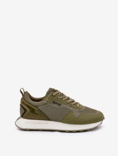 Sneakersy Męskie Na Platformie Big Star RR174360 Hi-Poly System Khaki