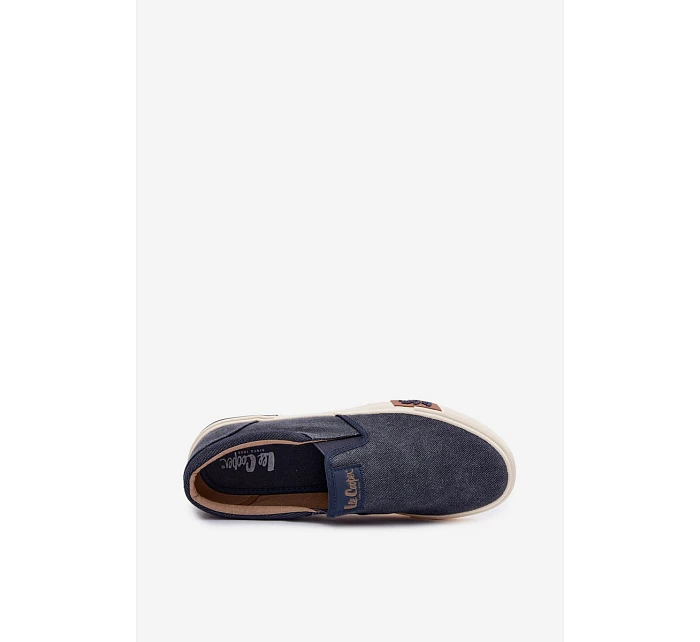 Pánské tenisky Slip On model 22101674 tmavě modré - Lee Cooper