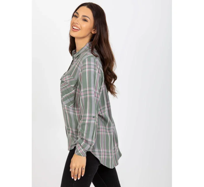 Halenka model 17790419 khaki barva - FPrice Halenka model 17790419 khaki barva - FPrice