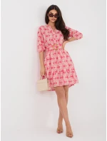 Šaty D74516M30485B koralová