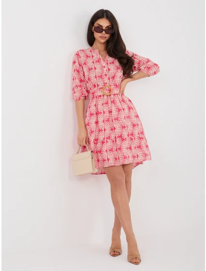 Šaty D74516M30485B koralová