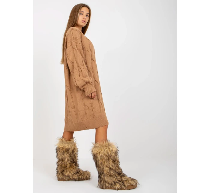 Dámsky sveter LC SW 0297 ťava