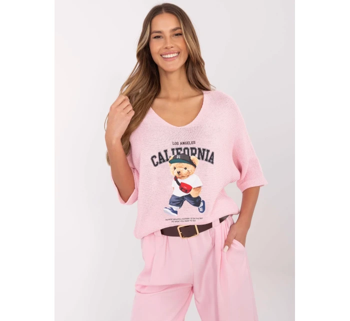 Jumper MI SW model 20849202 světle růžový - FPrice Jumper MI SW model 20849202 světle růžový - FPrice