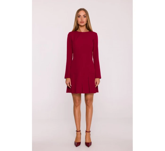 Dámske šaty M872 Bordeaux - MOE Dámske šaty M872 Bordeaux - MOE