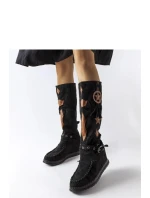 Čižmy na klinovom podpätku model 205786 Solea