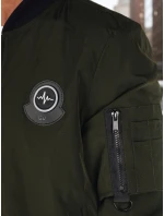 Pánska prechodná bunda bomber zelená FashionStreet TX5018