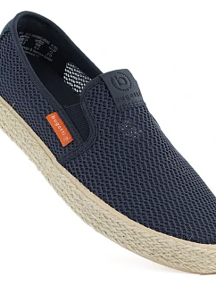 Pánské slipon polobotky model 22079058 tmavě modré espadrilky - Bugatti