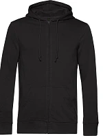 B&C Inspire Zipped Hood_° Pánska mikina s kapucňou 01.U35B black pure