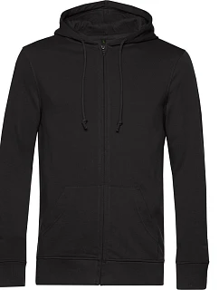 B&C Inspire Zipped Hood_° Pánska mikina s kapucňou 01.U35B black pure