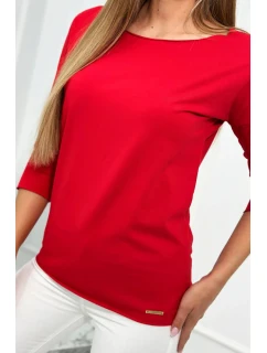 Blúzka ležérna červená