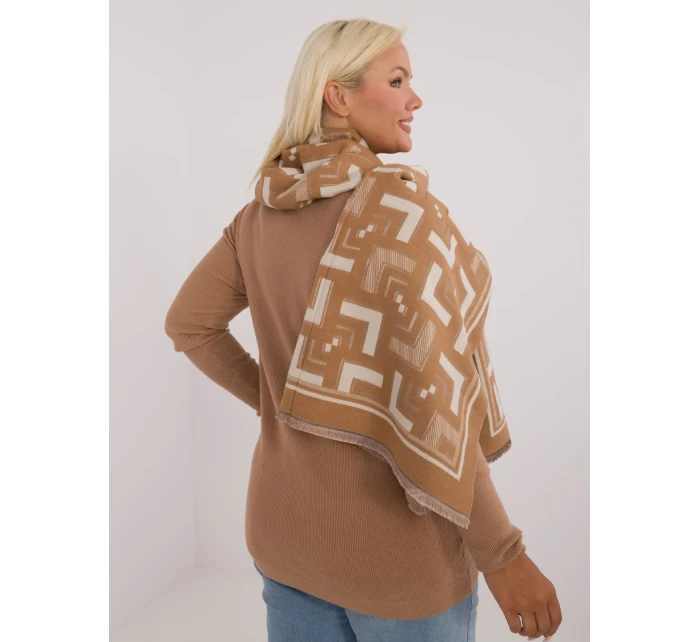 Szalik AT SZ model 20473696 camelowy - FPrice Szalik AT SZ model 20473696 camelowy - FPrice