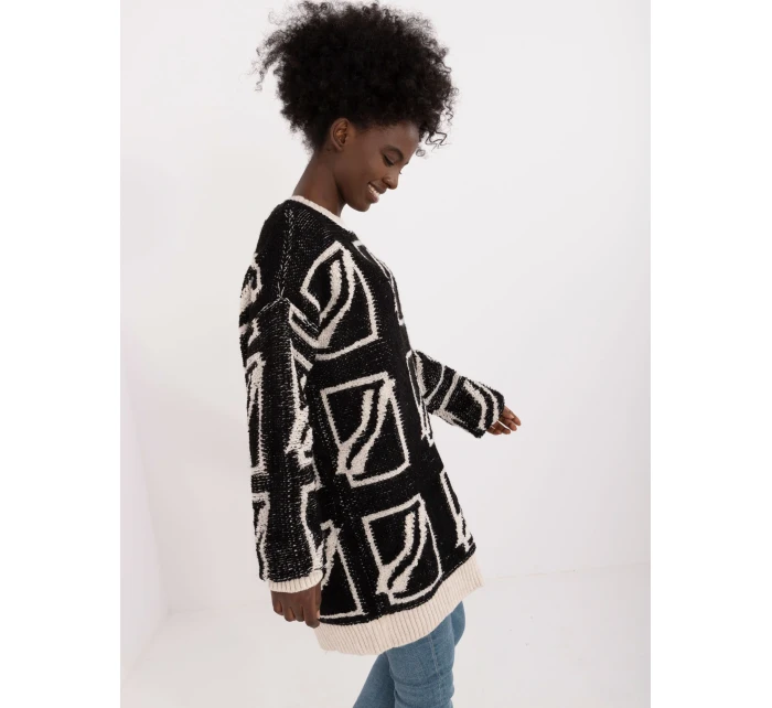 Sweter BA SW model 20301486 czarny - FPrice Sweter BA SW model 20301486 czarny - FPrice