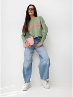 Bluza model 22340802 pistacjowy - FPrice Bluza model 22340802 pistacjowy - FPrice