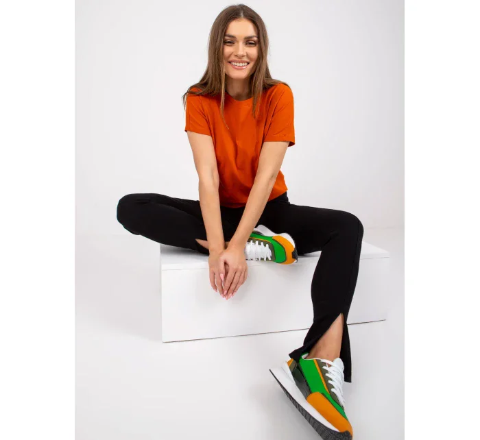 Tričko RV TS 4662.39P tmavo oranžové