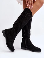 Šnurovacie topánky HY66-150 192098 black - Krok vo veľkom štýle