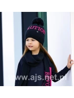 AJS sada 46-488 Čiapka + šatka