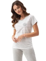 Luna 696 cr/r M-2XL L24 dámske pyžamo Luna 696 cr/r M-2XL L24 dámske pyžamo