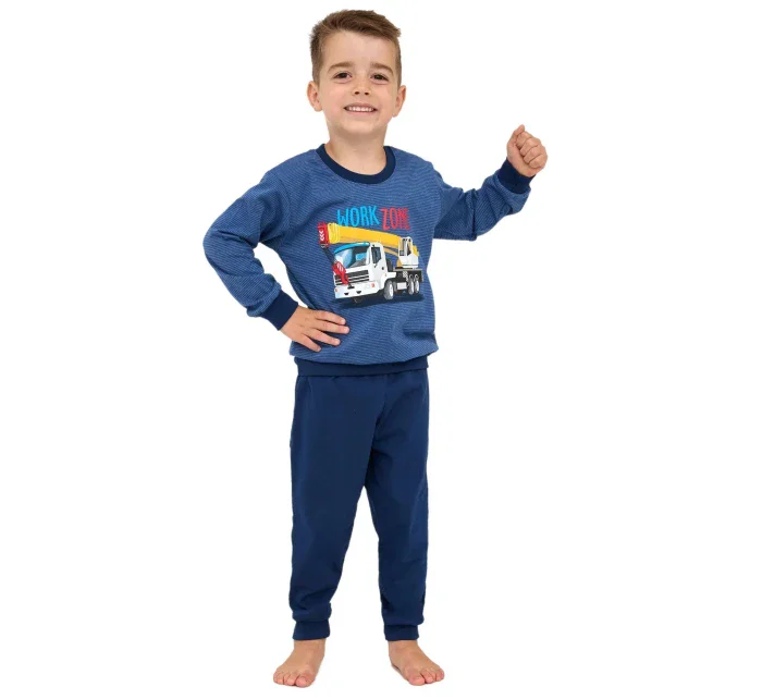 Chlapčenské pyžamo 478/162 Pracovná zóna - CORNETTE Chlapčenské pyžamo 478/162 Pracovná zóna - CORNETTE