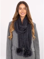 Šál AT SZ S 2203.87 tmavo šedý Šál AT SZ S 2203.87 tmavo šedý
