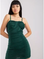Šaty DHJ SK 13930.90 tmavo zelená