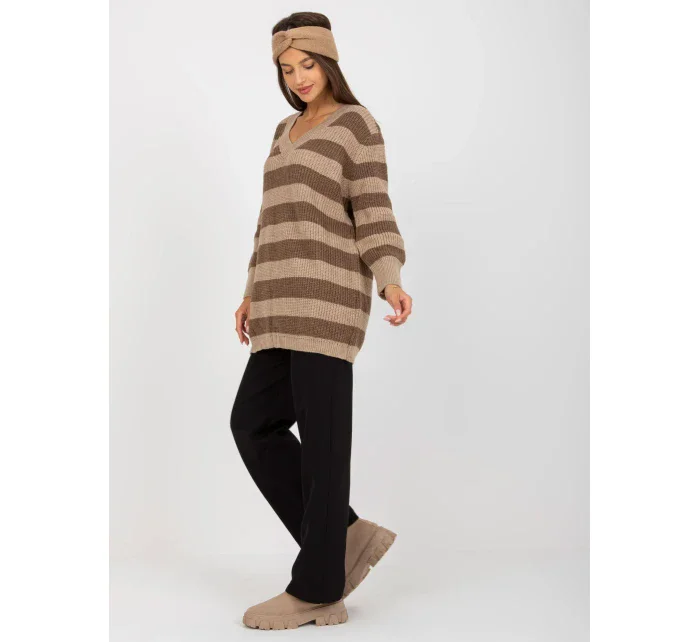 Dámsky sveter LC SW 8030 tmavo lila Dámsky sveter LC SW 8030 tmavo lila