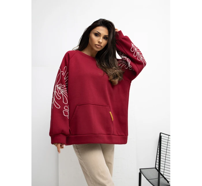 Mikina RV BL A1042.25 bordová