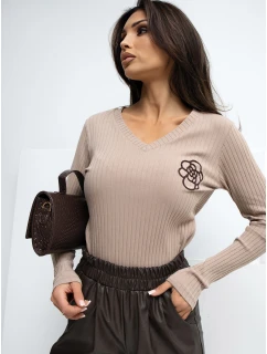 Bluzka RV BZ model 21776418 ciemny bezowy - FPrice