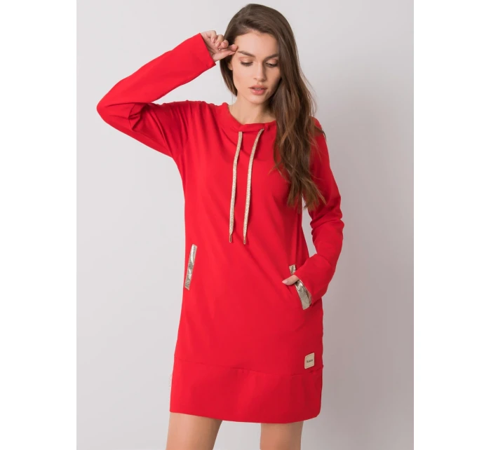 Šaty RV SK model 14830991 červená - FPrice Šaty RV SK model 14830991 červená - FPrice