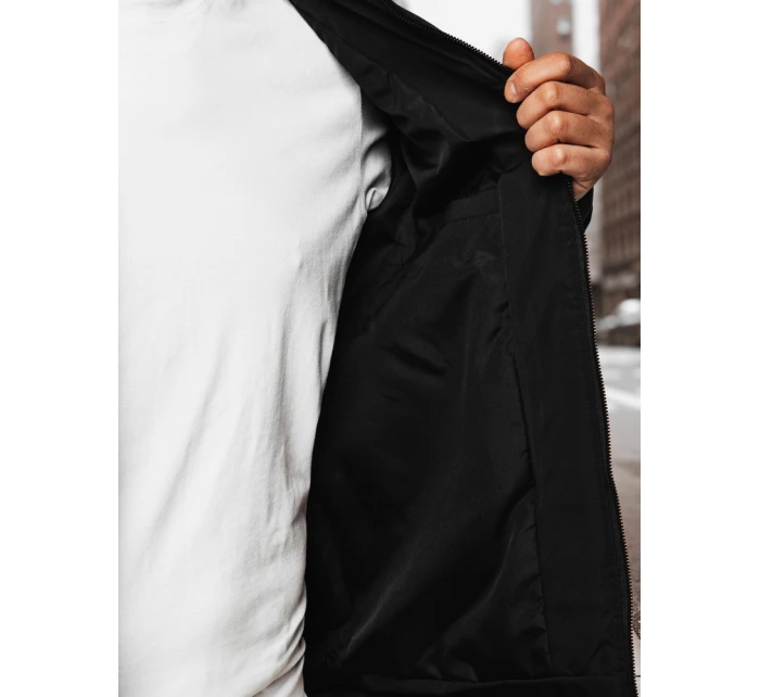 Pánska prechodná bunda čierna FashionStreet TX4995