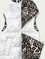 Obojstranná krátka vesta S'West white-panther (B8346-26)