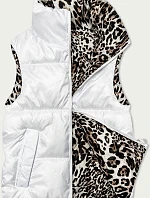 Obojstranná krátka vesta S'West white-panther (B8346-26)