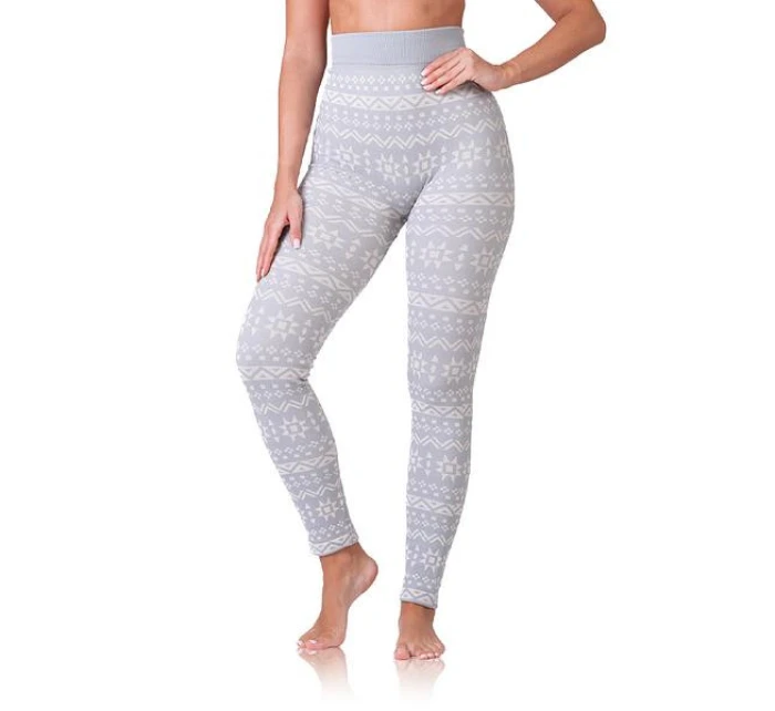 Dámske zimné legíny RELAX & GO CUDDLE LEGGINGS - BELLINDA - sivé